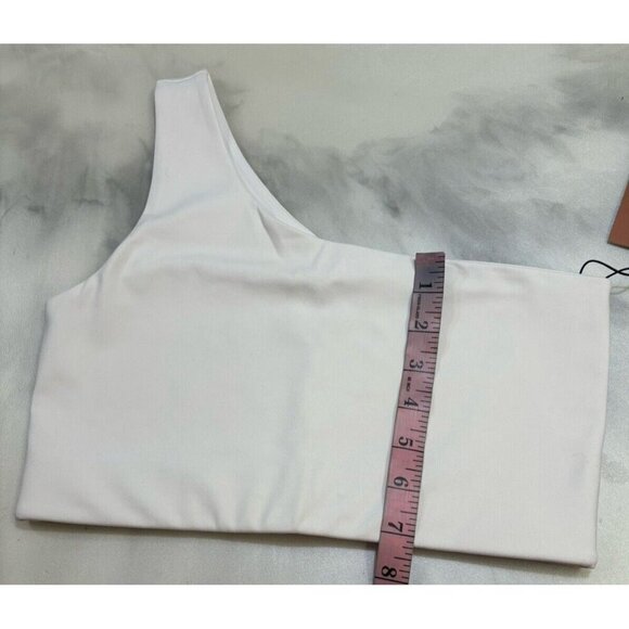 NWT Women’s Girlfriend Collective White Bianca Sports Bra Size M MSRP $55 - Picture 12 of 12